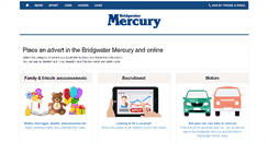 Desktop Screenshot of adbooker.bridgwatermercury.co.uk
